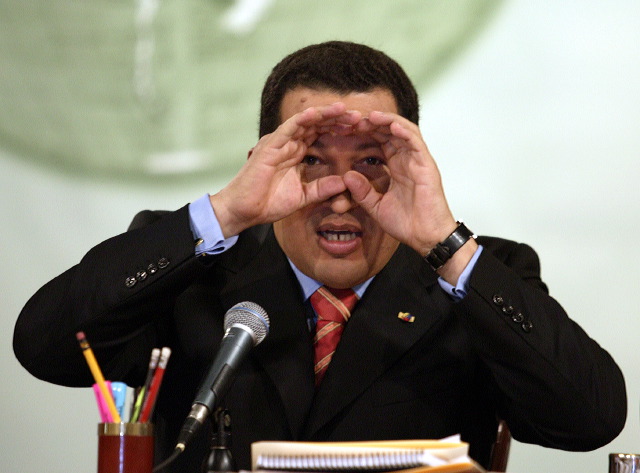 Presidente Hugo Chávez.