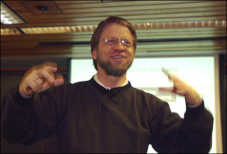 Antanas Mockus, candidato a la Presidencia en Colombia, 2010.