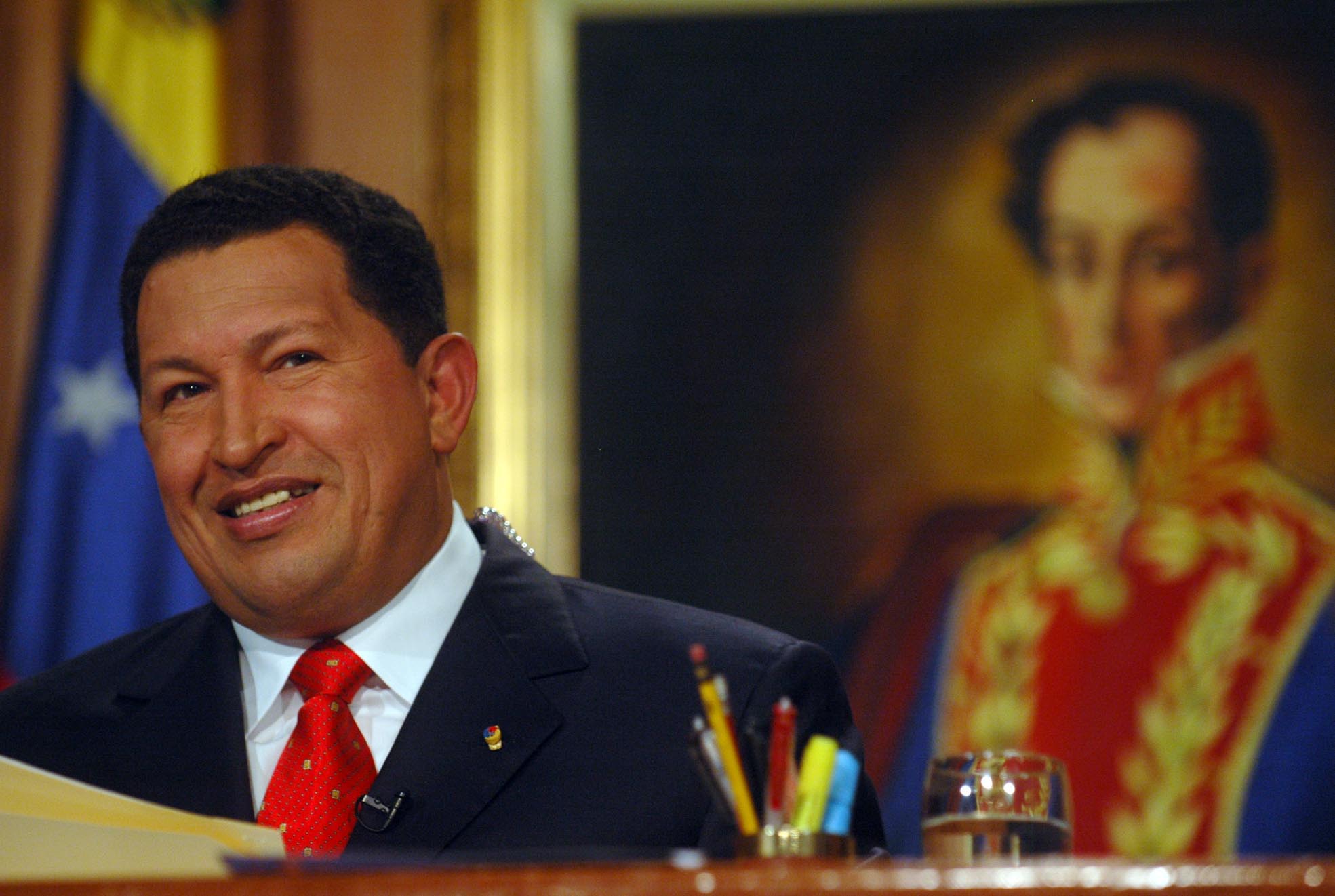 Presidente Hugo Chavez, Venezuela.