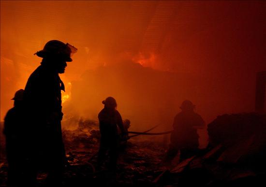 Fotografía del incendio ocurrido en la guardería ABC -subrogada por el IMSS- la cual operaba en Hermosillo, Son. Jun, 2009.