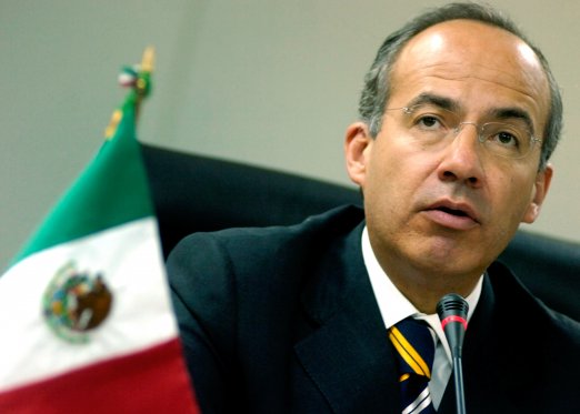 Felipe Calderon Hinojosa Presidente de México